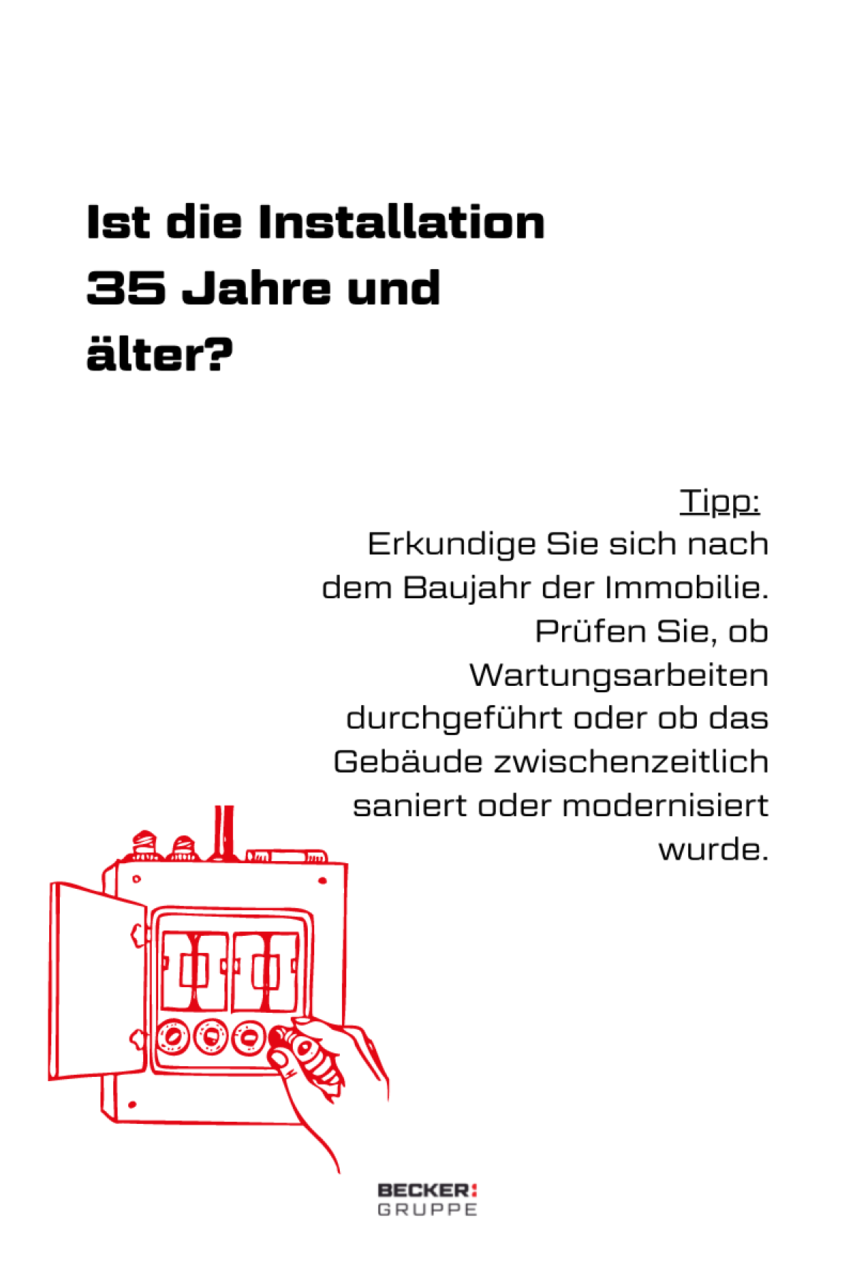 Checkliste Elektroinstallationen 2