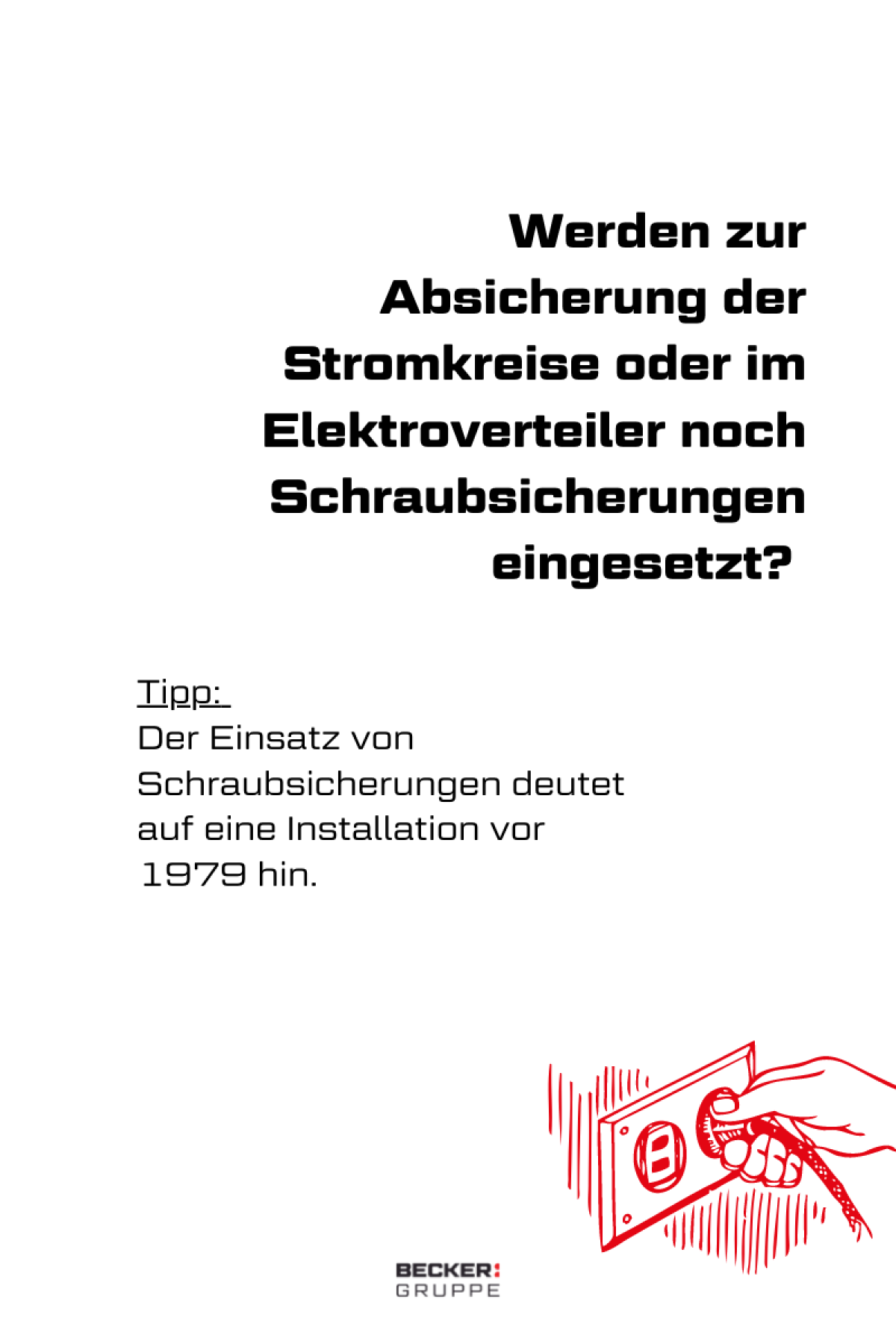 Checkliste Elektroinstallationen 3