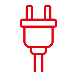 Icon ortsveränderliche elektrische Betriebsmittel